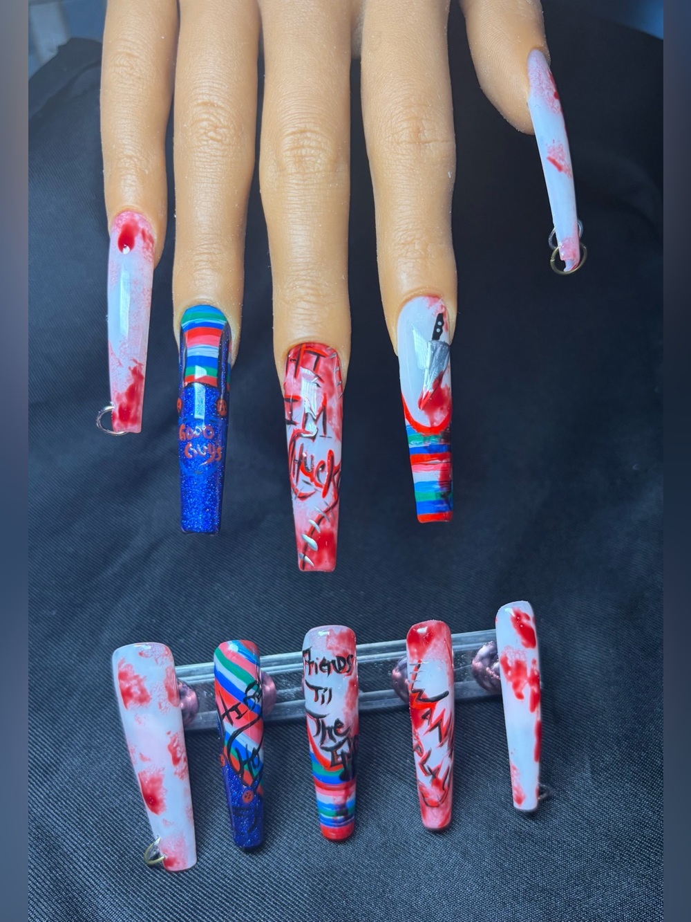 ChuckyWanna Play? Press-On Nails